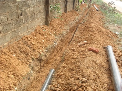 Laying Of UPVC Pipes